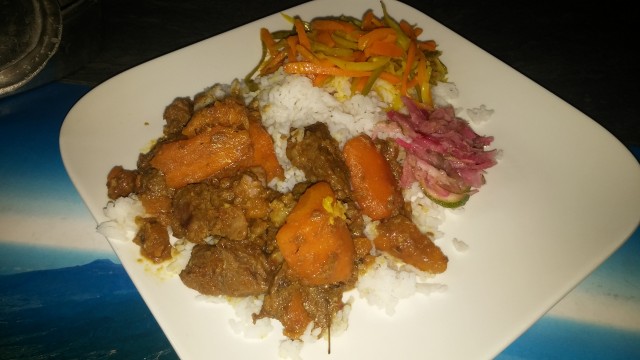 Cari boeuf carotte