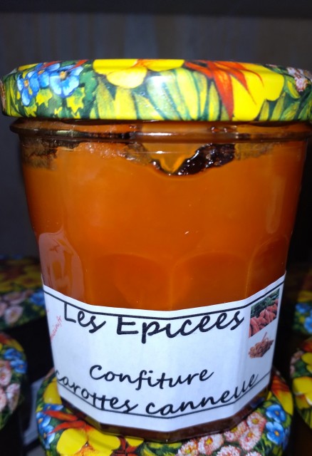 Confiture carotte cannelle 