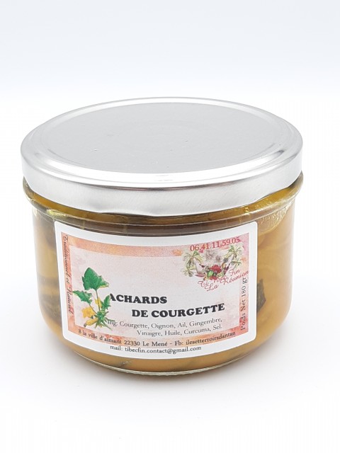 Achards de courgette
