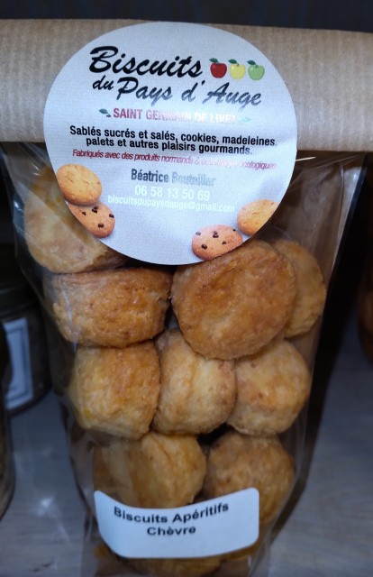 Biscuits apéritifs au chèvre 
